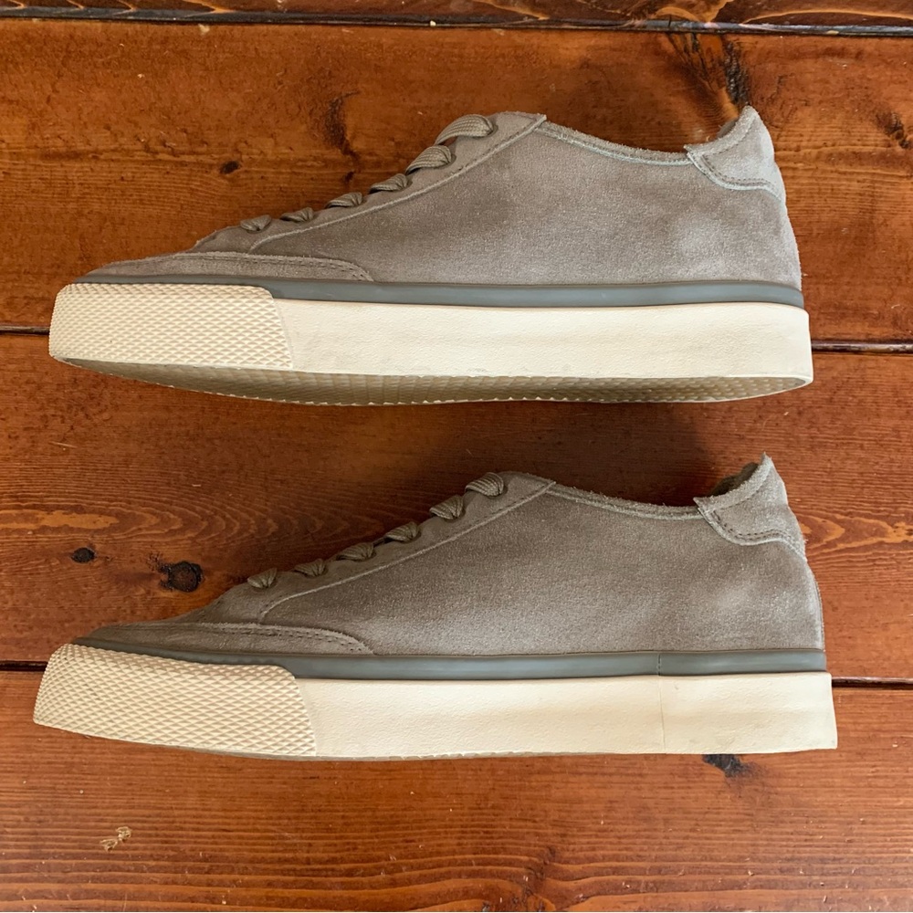 Rag & Bone RB Army Classic Low Top Cemento Suede Sneakers Shoes Size 39.5 - Picture 9 of 13
